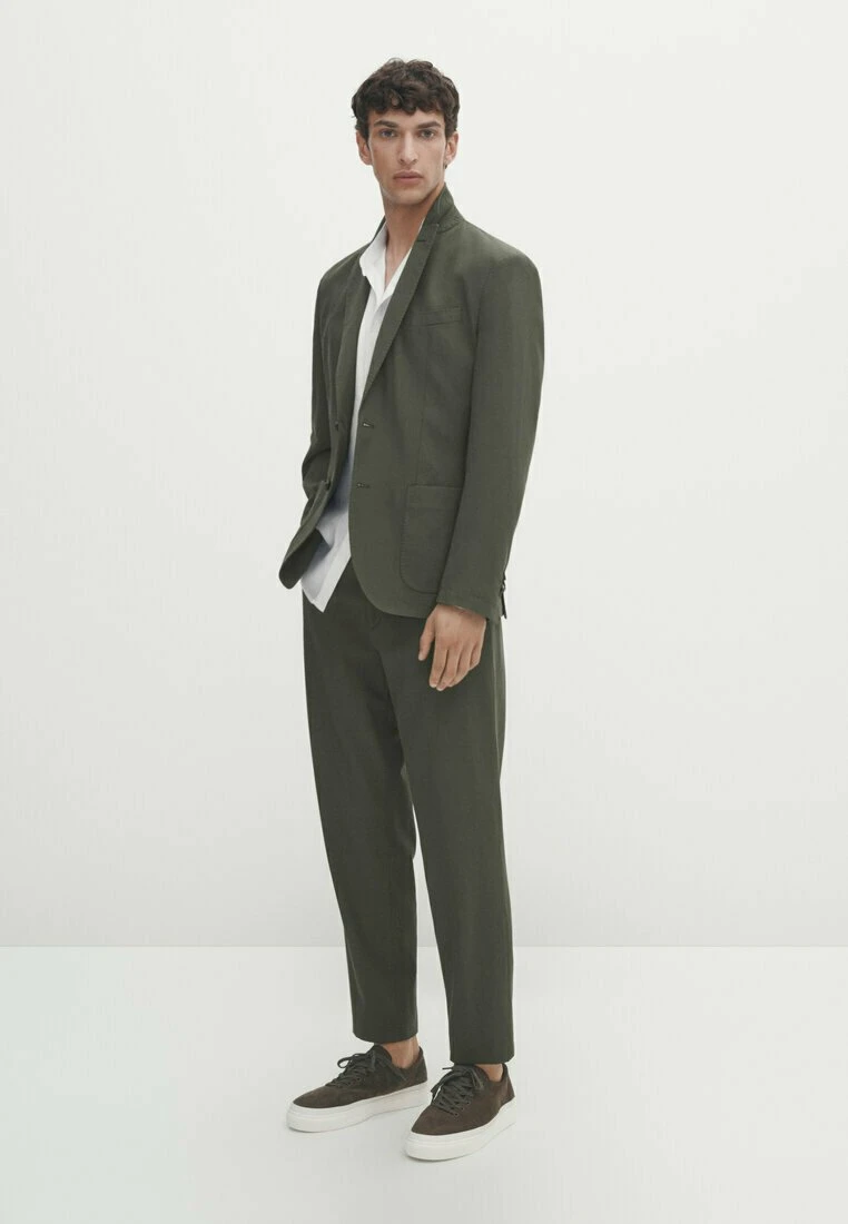 Massimo Dutti Suit Jacket - Green 4 Massimo Dutti Suit Jacket - Green - Image 2