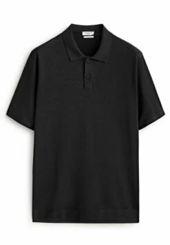 Massimo Dutti Studio - Blend - Polo Shirt - Black -Massimo Dutti Shop 25842e5e0ab14b12acac1f968a8fd27b
