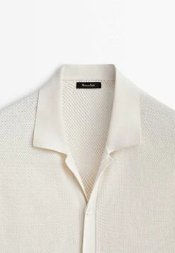 Massimo Dutti Textured With Buttons - Cardigan - Beige -Massimo Dutti Shop 25871d6937d744c48af15689e67be653