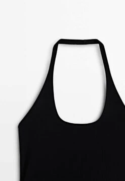 Massimo Dutti Halter With Square-Cut Neckline - Top -Massimo Dutti Shop 259690b5fe7d478dae004bc468577a1c