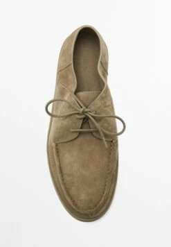 Massimo Dutti MOC TOE SPLIT - Casual Lace-ups - Sand -Massimo Dutti Shop 25f142d7f6444eadb1615e6845ffbbaf