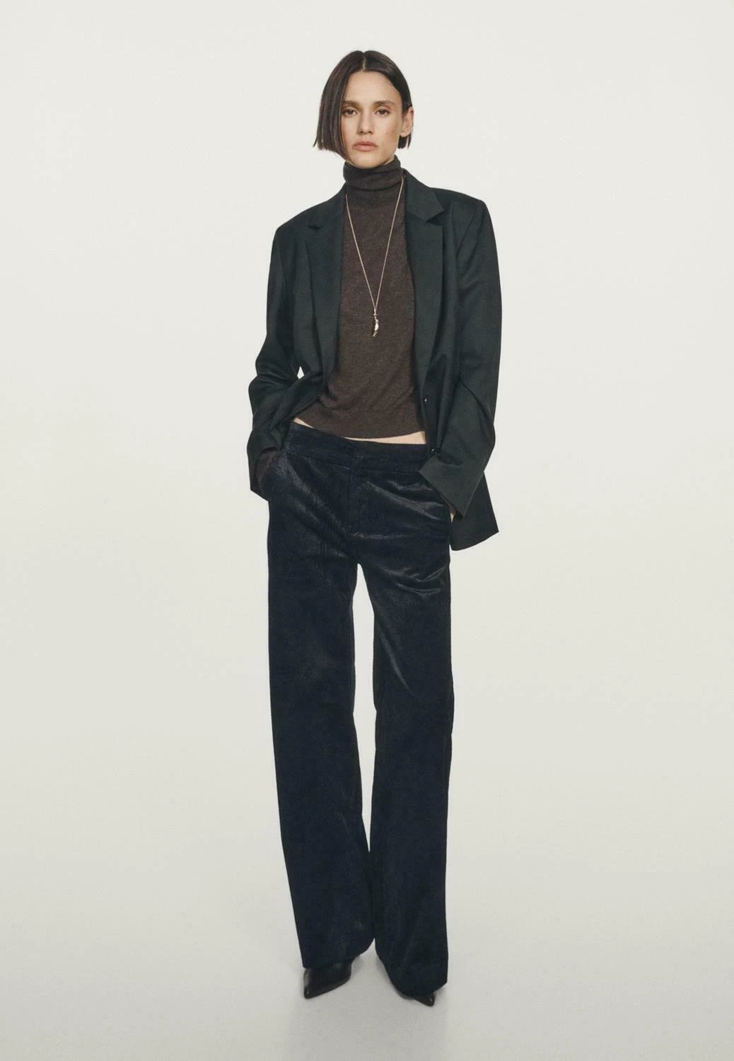 Massimo Dutti Trousers - Dark Blue 7 Massimo Dutti Trousers - Dark Blue - Image 5