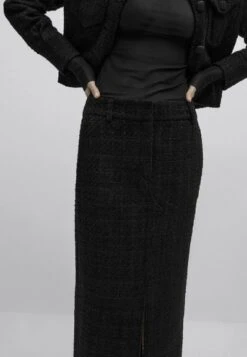 Massimo Dutti Studio - Maxi Skirt - Black -Massimo Dutti Shop 2645d07eae3f4882b1f3fca2e0ce857d