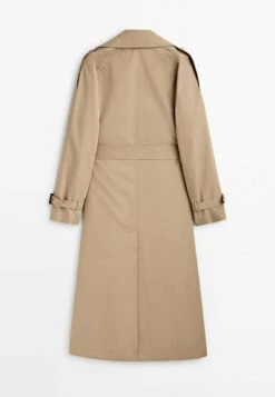Massimo Dutti Volume With Belt- Trenchcoat - Beige -Massimo Dutti Shop 2661a67d9c544268ba3c1d046842a227