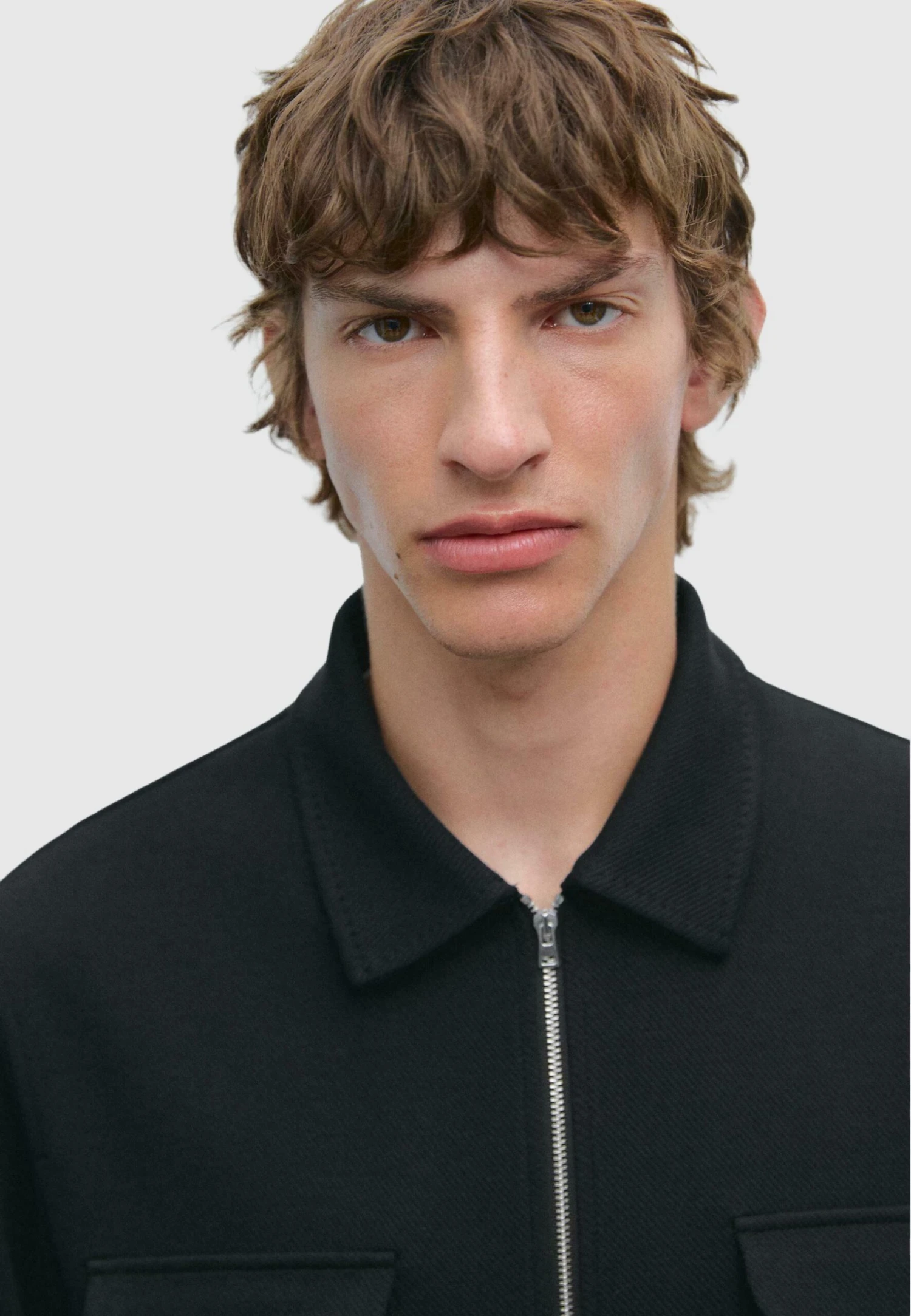 Massimo Dutti BLEND WITH POCKETS - Summer Jacket - Dark Blue 7 Massimo Dutti BLEND WITH POCKETS - Summer Jacket - Dark Blue - Image 5