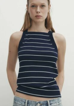 Massimo Dutti Striped Strappy - Top