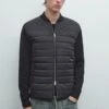Massimo Dutti QUILTED BOMBER NECK - Bomber Jacket - Black -Massimo Dutti Shop 26b88af6fea64efd81224ab0b1f726fb