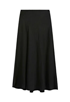 Massimo Dutti FLOWING SATIN MIDI - Maxi Skirt - Black -Massimo Dutti Shop 27142bf0fb684a1d98111a077c41f8d1
