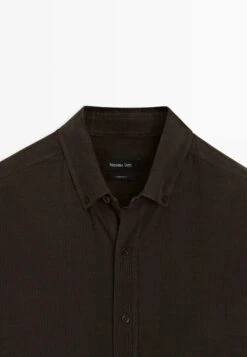 Massimo Dutti REGULAR FIT NEEDLECORD - Shirt - Dark Brown -Massimo Dutti Shop 271aed6c53b24098a9e16b17addb4ed7