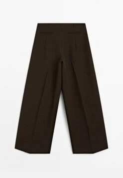 Massimo Dutti HIGH-WAIST WIDE-LEG - Trousers - Mottled Dark Brown 14 Massimo Dutti HIGH-WAIST WIDE-LEG - Trousers - Mottled Dark Brown -Massimo Dutti Shop 271d8fc9524e425ba89565753ece1392