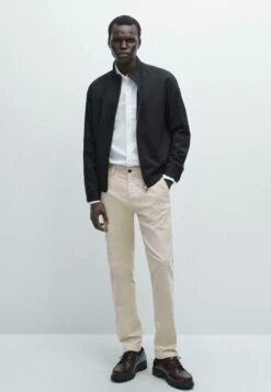 Massimo Dutti SLIM FIT - Trousers - Sand -Massimo Dutti Shop 272cbc05f318421386693b76f3427af9