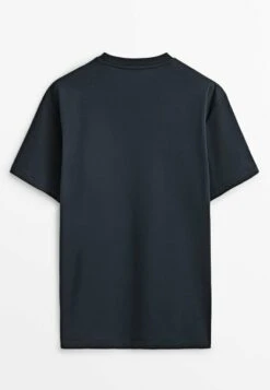 Massimo Dutti Studio -Short Sleeve - Basic T-Shirt - Dark Blue 19 Massimo Dutti Studio -Short Sleeve - Basic T-Shirt - Dark Blue -Massimo Dutti Shop 2839ad5bc41f478ab4d574d6b6be5f65