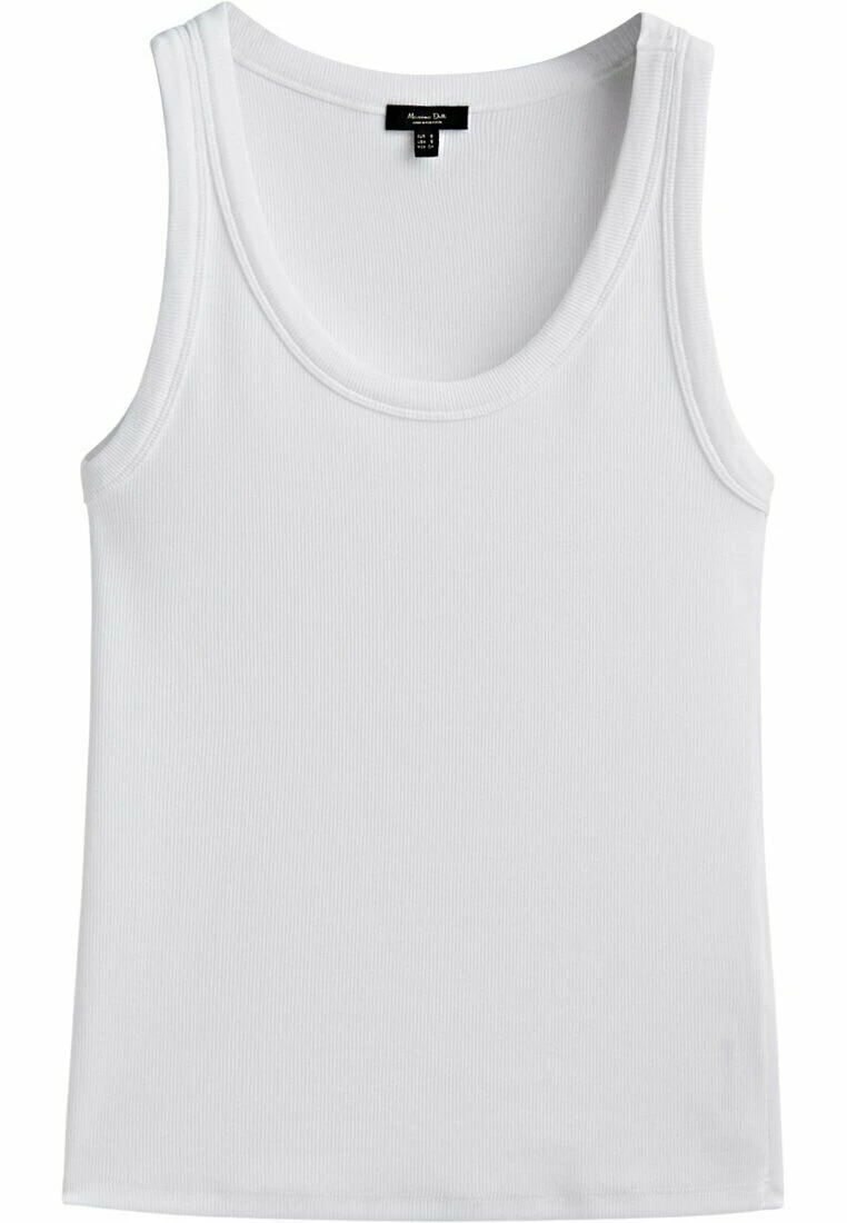 Massimo Dutti SleevelessBlend - Top - White 10 Massimo Dutti SleevelessBlend - Top - White - Image 8