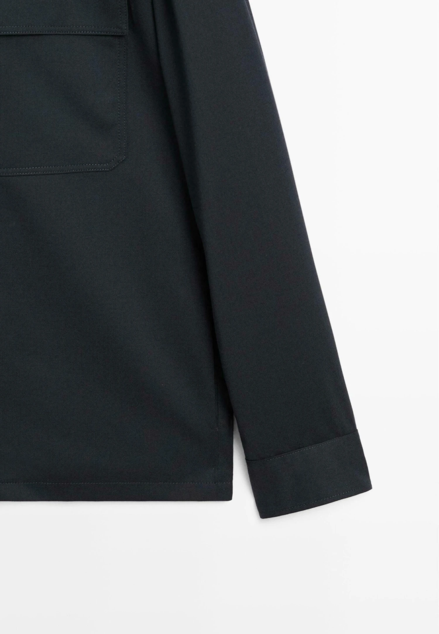 Massimo Dutti ZIPPED WITH BUTTONS - Summer Jacket - Dark Blue 12 Massimo Dutti ZIPPED WITH BUTTONS - Summer Jacket - Dark Blue - Image 10