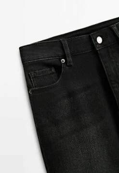 Massimo Dutti Mid-Waist - Slim Fit Jeans - Black -Massimo Dutti Shop 2860dc7d9eac4b8c98611aedd17389a8