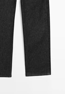 Massimo Dutti HIGH-WAIST - Straight Leg Jeans - Black -Massimo Dutti Shop 28b4859ee81a4475bc49b4b147f27682