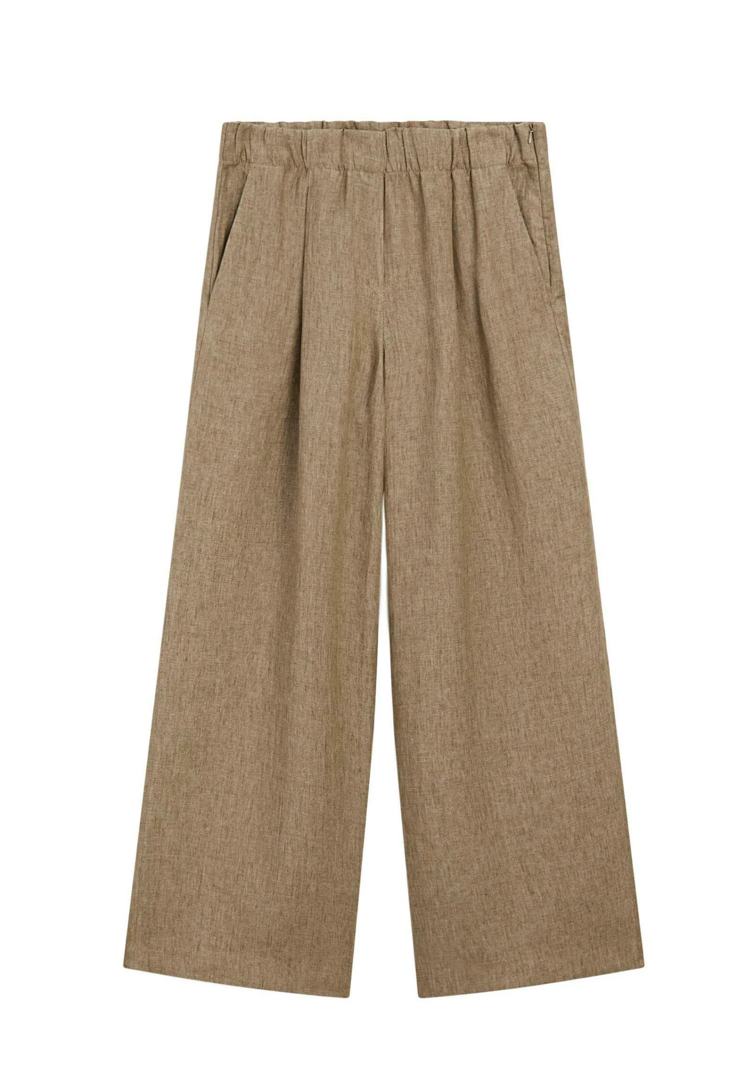Massimo Dutti RELAXING STRAIGHT FIT - Trousers - Brown 6 Massimo Dutti RELAXING STRAIGHT FIT - Trousers - Brown - Image 4