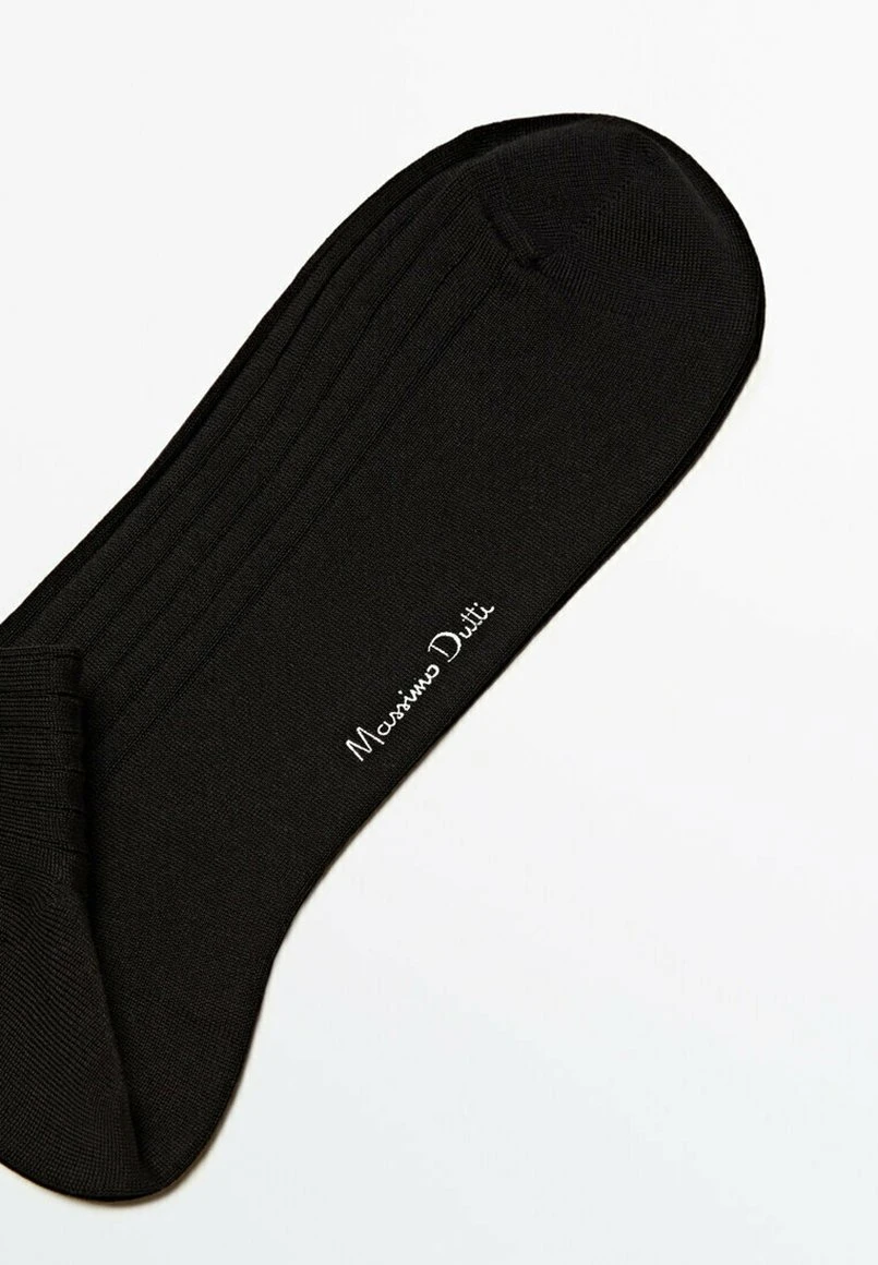 Massimo Dutti Plain Scottish - Socks - Black 4 Massimo Dutti Plain Scottish - Socks - Black - Image 2