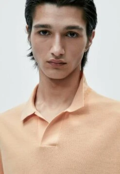 Massimo Dutti Smocked - Polo Shirt - Mottled Orange 15 Massimo Dutti Smocked - Polo Shirt - Mottled Orange -Massimo Dutti Shop 28e7d62a8c73421086718c90532bb380