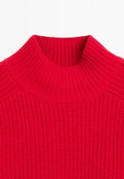 Massimo Dutti HIGH NECK WITH SHOULDER DETAIL - Jumper - Red -Massimo Dutti Shop 28f3f16acefb441991e9e3c496819f53