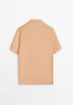 Massimo Dutti Smocked - Polo Shirt - Mottled Orange 17 Massimo Dutti Smocked - Polo Shirt - Mottled Orange -Massimo Dutti Shop 2931c0e7dde74b6397e406ac6285b874