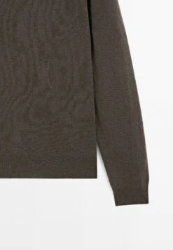 Massimo Dutti CASHMERE CREW NECK WITH LONG SLEEVES - Jumper - Dark Brown -Massimo Dutti Shop 2958e8695a27412a807856ac2e24a3c9