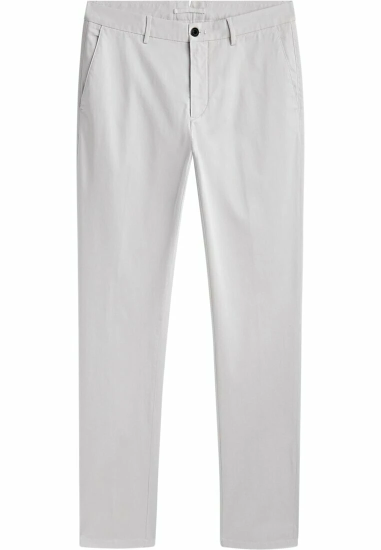 Massimo Dutti Slim-Fit Textured Ottoman- Chinos - Light Grey 8 Massimo Dutti Slim-Fit Textured Ottoman- Chinos - Light Grey - Image 6