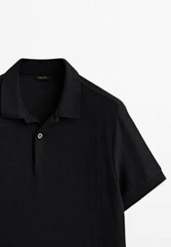 Massimo Dutti Textured Short Sleeve - Polo Shirt - Black 20 Massimo Dutti Textured Short Sleeve - Polo Shirt - Black -Massimo Dutti Shop 2992263a2b1544bb936d2e143159119b