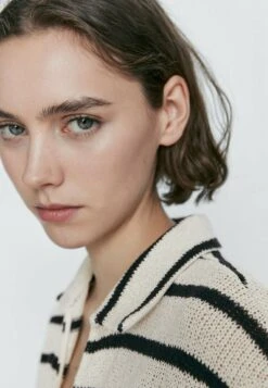 Massimo Dutti Blend Striped - Jumper Dress - Beige -Massimo Dutti Shop 29943235fe5a41a8bfd569d5c078f2c5