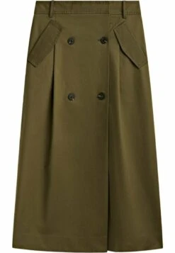 Massimo Dutti A-Line Skirt - Khaki -Massimo Dutti Shop 29ab0687b2ba48c4bee9f6afb6dc46d2