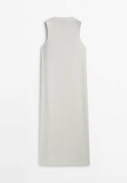 Massimo Dutti Textured Mock Turtleneck Midi - Day Dress -Massimo Dutti Shop 29d95897bd474864b10a2c3063fbbe67