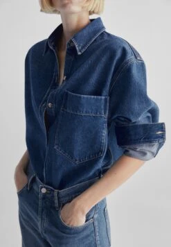 Massimo Dutti Mid Wash With Pocket - Denim Jacket - Stone Blue Denim -Massimo Dutti Shop 29f2279a4fe448ccb330daac17e62846