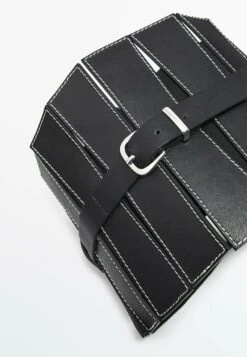 Massimo Dutti Studio - Sash With Topstitching Pieces- Waist Belt - Black 14 Massimo Dutti Studio - Sash With Topstitching Pieces- Waist Belt - Black -Massimo Dutti Shop 29fd3c51359546a993624be9d8ac65c2