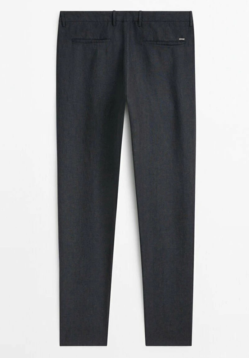 Massimo Dutti Tapered Fit - Chinos - Dark Grey 9 Massimo Dutti Tapered Fit - Chinos - Dark Grey - Image 7