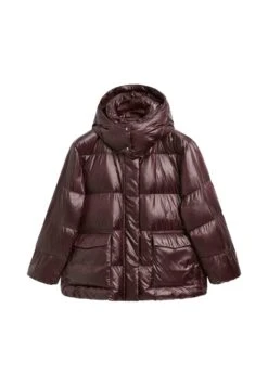 Massimo Dutti SHORT WATER-REPELLENT PUFFER WITH HOOD - Down Jacket - Mottled Green -Massimo Dutti Shop 2a42f68617f1496292ecbce1f235f0b8