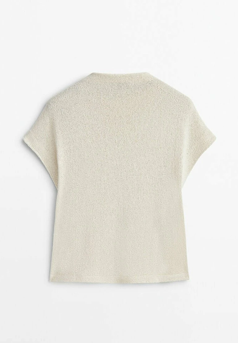 Massimo Dutti Textured Mock - Basic T-Shirt 7 Massimo Dutti Textured Mock - Basic T-Shirt - Image 5