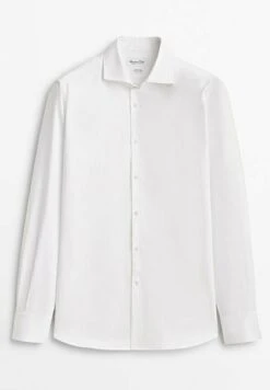 Massimo Dutti Easy Iron - Formal Shirt - White -Massimo Dutti Shop 2a6a58c3995a4daaa63dd740f731f3f3