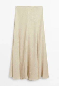 Massimo Dutti LONG HERRINGBONE - A-line Skirt - Beige -Massimo Dutti Shop 2a987d1cfd1147e29eb7d70076dfaae0
