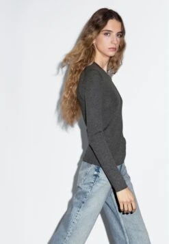 Massimo Dutti RIBBED CREW NECK - Jumper - Dark Grey 17 Massimo Dutti RIBBED CREW NECK - Jumper - Dark Grey -Massimo Dutti Shop 2ab729638a2f4b3a8b25960272384a26