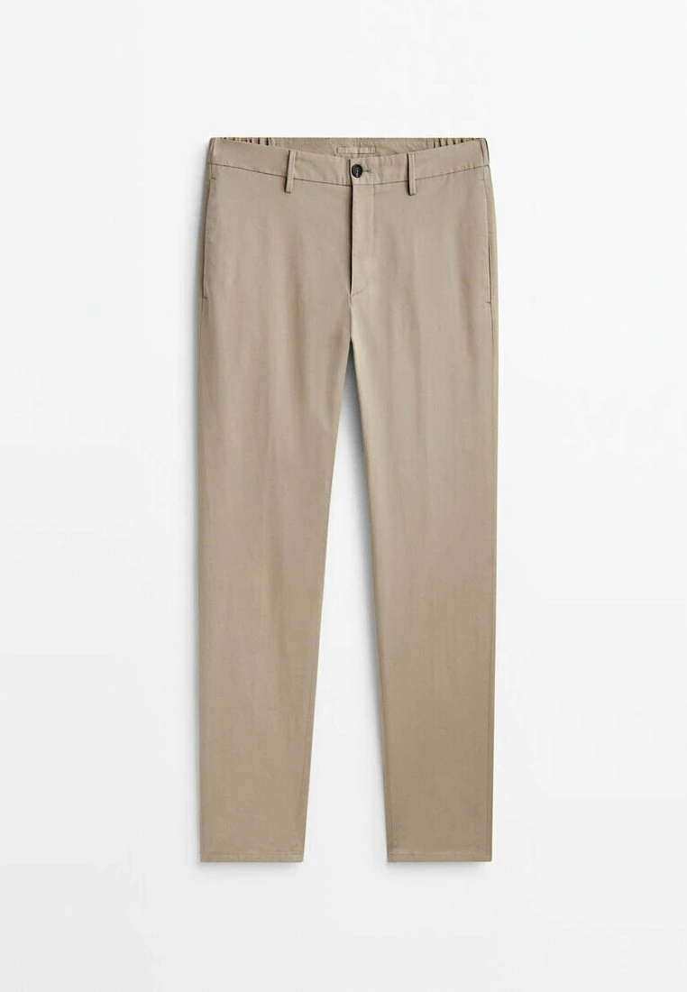 Massimo Dutti Jogger-Fit - Trousers - Beige 12 Massimo Dutti Jogger-Fit - Trousers - Beige - Image 10