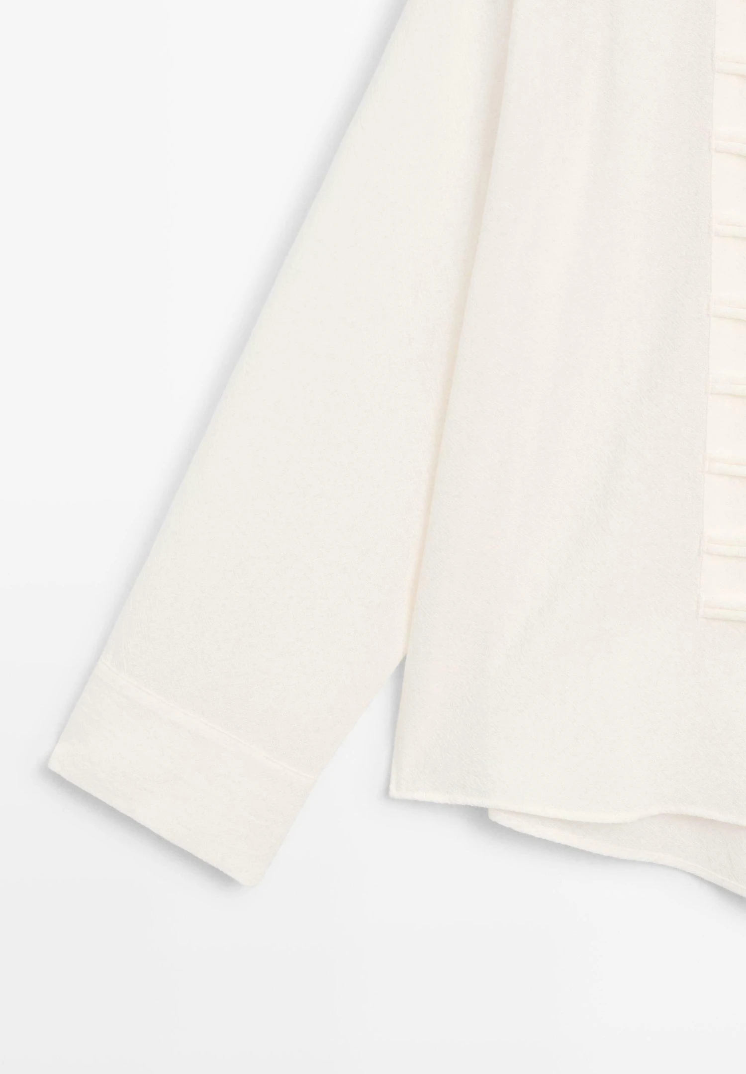 Massimo Dutti ROUND-NECK WITH BUTTON DETAILS - Button-down Blouse - Beige 12 Massimo Dutti ROUND-NECK WITH BUTTON DETAILS - Button-down Blouse - Beige - Image 10