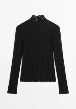 Massimo Dutti LONG SLEEVE LACE - Blouse - Black 18 Massimo Dutti LONG SLEEVE LACE - Blouse - Black -Massimo Dutti Shop 2bce3c830a3d4305825f84d64c83f29d