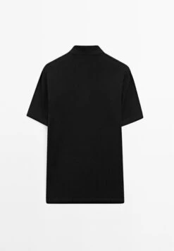 Massimo Dutti SHORT SLEEVE POLO NECK - Polo Shirt - Black -Massimo Dutti Shop 2bef3f825bc348838ed822369a69303b