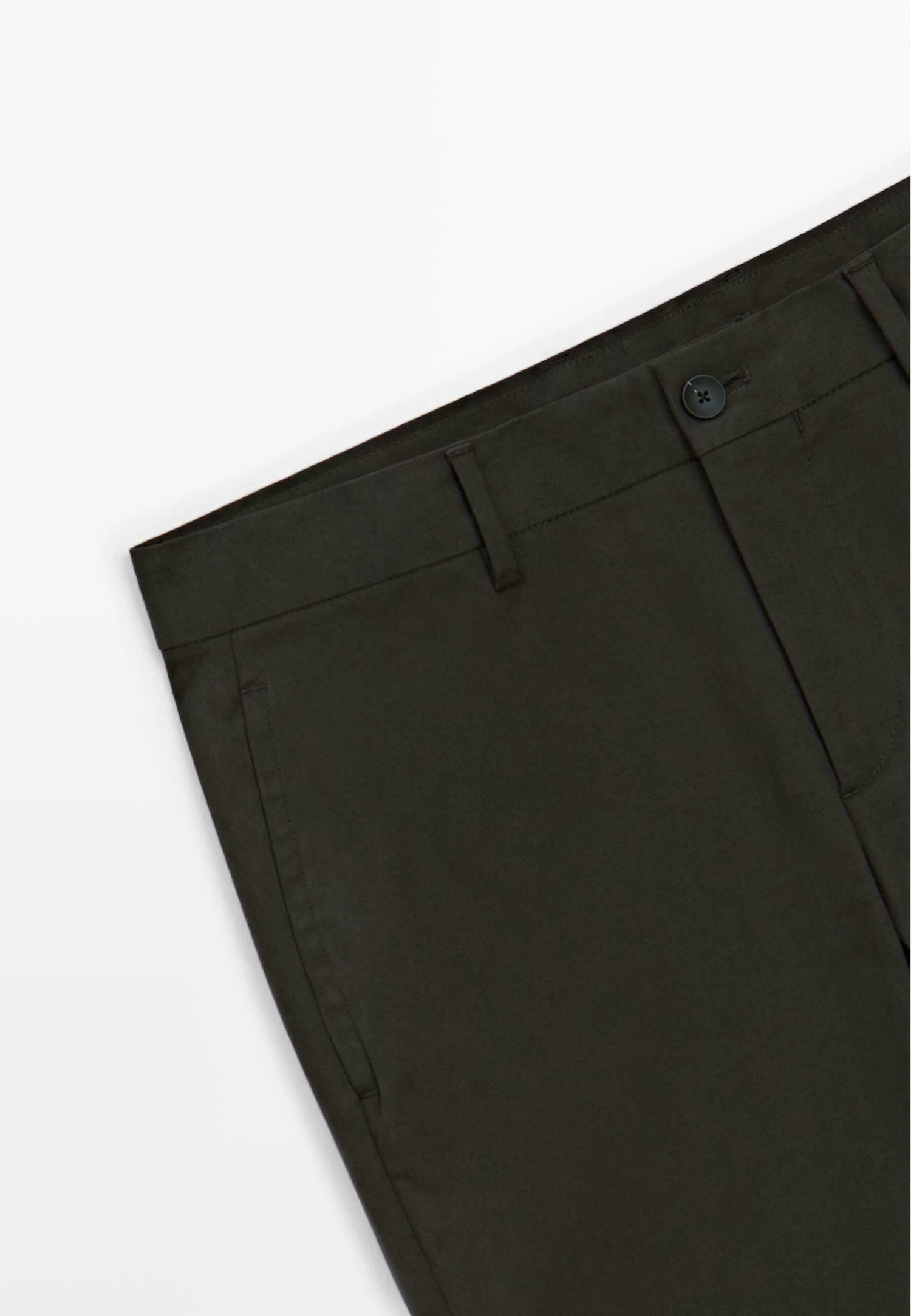 Massimo Dutti SLIM FIT - Chinos - Khaki 12 Massimo Dutti SLIM FIT - Chinos - Khaki - Image 10