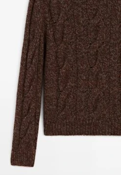 Massimo Dutti CABLE-KNIT WITH BOAT NECK - Jumper - Mottled Brown 15 Massimo Dutti CABLE-KNIT WITH BOAT NECK - Jumper - Mottled Brown -Massimo Dutti Shop 2c38c8b5c13c48d59e1afd43b0db8743