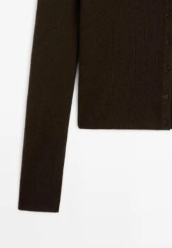 Massimo Dutti Cardigan - Brown -Massimo Dutti Shop 2cf972d6ad5e477d96c5238e2fd79af8