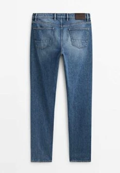 Massimo Dutti Stonewash- Straight Leg Jeans - Blue -Massimo Dutti Shop 2d0eea1e06994a649950e4fdb41530e9