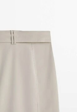 Massimo Dutti Belted Double-Buttoned Midi- A-Line Skirt - Beige 18 Massimo Dutti Belted Double-Buttoned Midi- A-Line Skirt - Beige -Massimo Dutti Shop 2d5ac19b627c41d2ada7cc5c8c270a15