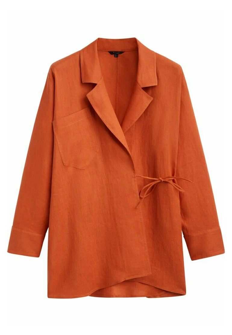 Massimo Dutti Kimono - Short Coat - Orange 8 Massimo Dutti Kimono - Short Coat - Orange - Image 6