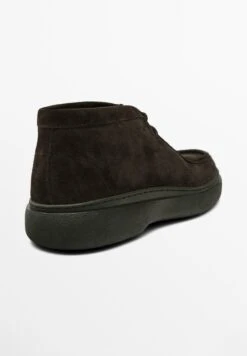 Massimo Dutti MOC TOE SPLIT - Lace-up Ankle Boots - Dark Brown -Massimo Dutti Shop 2de8f164bd4446b79d4defec64eb65da